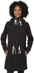 MARIKOO Damen Softshell Mantel mit Kapuze Softshelljacke B964