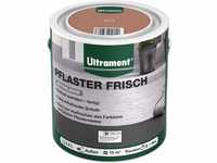 Ultrament Pflaster Frisch, Betonlasur (Rot, 2,5 Liters)