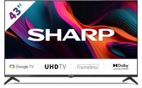 SHARP 43GL4260E Google TV 108 cm (43 Zoll) 4K Ultra HD Google TV (Smart TV ohne