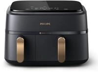 Philips Airfryer Dual Basket 3000 Series, 9L, 2 K&ouml;rbe, 2 Gerichte gleichzeitig