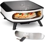 cozze&reg; 17" Gas-Pizzaofen mit rotierendem Pizzastein | LED & T&uuml;r | 50 mbar | inkl.
