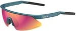 Boll&eacute; MICRO EDGE White Matte - Phantom Brown Red Photochromic - Sonnenbrillen -