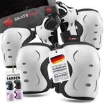 SKATEWIZ Schoner Inliner Kinder Knieschoner Kinder - Kniesch&uuml;tzer - Protektoren Set