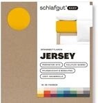Schlafgut Easy Jersey Spannbettlaken 180x200 bis 200x200 Yellow Deep,...