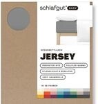 Schlafgut Easy Jersey Spannbettlaken 180x200 bis 200x200 Grey Mid,...