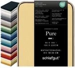 schlafgut Pure Spannbettlaken 95% Bio Baumwolle & 5% Elasthan Made in Green by...