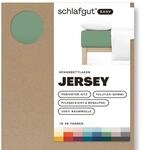 Schlafgut Easy Jersey Spannbettlaken 180x200 bis 200x200 Green Mid, Spannbetttuch aus