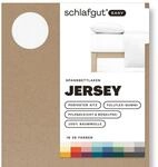 Schlafgut Easy Jersey Spannbettlaken 180x200 bis 200x200 Full-White,...