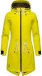 MARIKOO Damen &Uuml;bergangsjacke Softshellmantel mit Kapuze Mount Furnica Lime Green Gr.