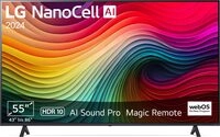LG 55NANO81T6A TV 55" (139 cm) NanoCell Fernseher (α5 Gen7 4K AI-Prozessor, webOS