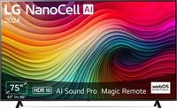 LG 75NANO81T6A TV 75" (190 cm) NanoCell Fernseher (&alpha;5 Gen7 4K AI-Prozessor, webOS