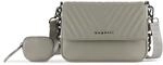 bugatti Sira Schultertasche S f&uuml;r Damen - edle Umh&auml;ngetasche mit Kette, beige