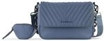 bugatti Sira Schultertasche S f&uuml;r Damen - edle Umh&auml;ngetasche mit Kette, blau