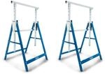 Scheppach Teleskop-Arbeitsbock TUG200 Untergestell (2 St&uuml;ck) | Max. Belastbarkeit