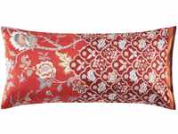 Bassetti Vicenza Kissenhülle zu Bettwäsche aus 100% Baumwollsatin in der Farbe Rot