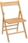 Spetebo Bambus Klappstuhl Natur - 78 x 44 cm - K&uuml;chen Stuhl klappbar aus FSC...