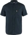 Fj&auml;llr&auml;ven Herren &Ouml;vik Travel SS Hemd, Indigo Blue/Dark Navy, S