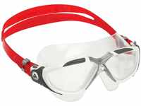 AQUASPHERE Unisex-Adult Vista Goggles, White/Red, Einheitsgröße