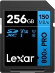 LEXAR SDXC 800x Pro 256GB C10 V30 U3