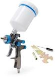 XPOtool LVLP Lackierpistole, 1,4 mm D&uuml;se, 500 ml Kunststoff Becher, 100 mm