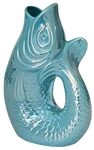 Pad Monsieur Carafon, Fisch -Vase/Krug/Kanne/Skulptur Fisch, Gr&ouml;&szlig;e S,