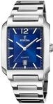 Festina Herren Uhr Analog aus Edelstahl 316L Silber - Quarzwerk - Kalender -