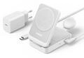 Anker MagGo 3-in-1 Ladestation, Qi2 zertifizierter 15W kabelloser Ladest&auml;nder,