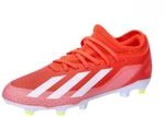Adidas X CRAZYFAST League FG J Fu&szlig;ballschuhe Unisex-Kinder, Solar Red/Cloud