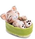 Kuscheltier Katze Bengal 12cm schlafend im