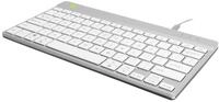 R-Go Tools Break Tastatur, Deutsches QWERTZ Layout, Mini Tastatur ohne nummernblock,