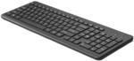 HP 225 - Tastatur - 2,5-Zonen-Layout - kabellos - 2.4 GHz - Deutsch - Schwarz