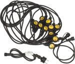 Maclean MCE410 Garten Lichterkette Lichtdeko 10m Girlande Gartendeko f&uuml;r 10x