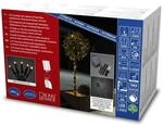 Konstsmide LED Solar Lichterkette, fernbedienbar, 200 bernsteinfarbene Dioden,
