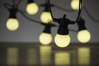 EMOS LED-Lichterkette warmwei&szlig; f&uuml;r Innen und Au&szlig;en, 5m lange Partylichterkette mit