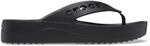 Crocs Herren Baya Platform Flip Flip, Black, 38/39 EU