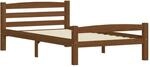 vidaXL Kiefernholz Massiv Bettgestell Holzbett Futonbett Bett Einzelbett