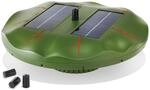 esotec Solar Seerose, schwimmende Teichpumpe, Komplettset, Sprinklerpumpe,