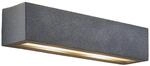 Lindby Beton Wandleuchte, Wandlampe Innen Nellie (Modern) in Alu aus (2 flammig...