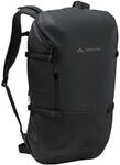 VAUDE Cityrucksack CityGo II 30 Liter Schwarz, wasserdichter Rucksack Damen & Herren,