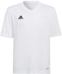 adidas Unisex Kinder Entrada 22 Tee, White, 5-6 Years
