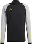 Adidas Mens Track Top Tiro23 C Tr Top, Black/Team Light Grey/Impact Yellow,...