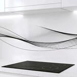 Rodnik K&uuml;chenr&uuml;ckwand robuste ABS-Kunststoff Platte Monolith in Deluxe Qualit&auml;t,