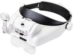 Toolcraft TO-7440588 LED-Kopflicht mit LED-Beleuchtung Vergr&ouml;&szlig;erungsfaktor: 3.5 x,