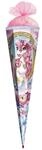 ROTH Schult&uuml;te gro&szlig; Einhorn Beauty 85 cm - Glitter & Glitzerborte, eckig