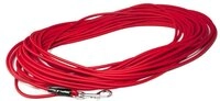 Mystique&reg; Biothane Schleppleine rund 6mm Standard Karabiner rot 7,5m