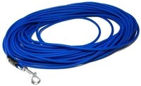 Mystique&reg; Biothane Schleppleine rund 6mm Standard Karabiner blau 7,5m