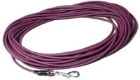 Mystique&reg; Biothane Schleppleine rund 6mm Standard Karabiner weinrot 5m