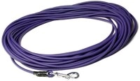 Mystique&reg; Biothane Schleppleine rund 6mm Standard Karabiner lila 5m