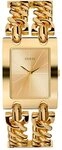 Guess Damen Analog Uhr Heavy Metal mit Edelstahl Armband