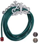 Relaxdays Schlauchhalter Wand, antik, Garten & Laube, Schlauch Wandhalterung,